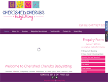 Tablet Screenshot of cherishedcherubs.com.au